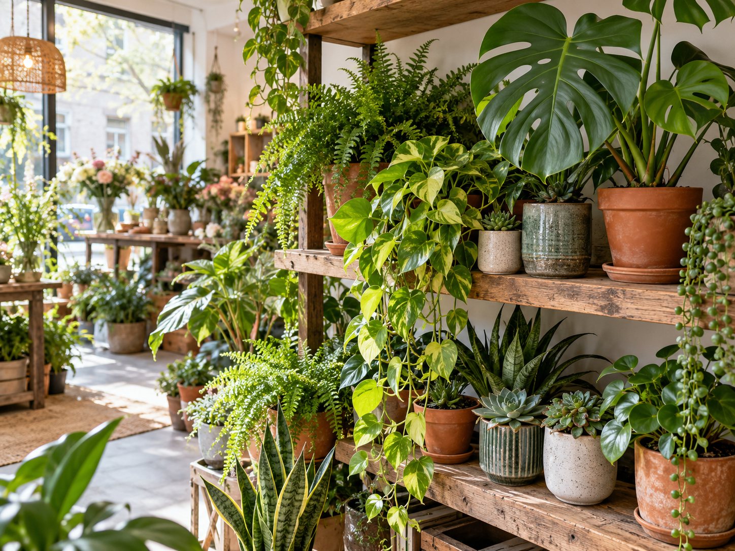 Plantes d'intérieur en pots