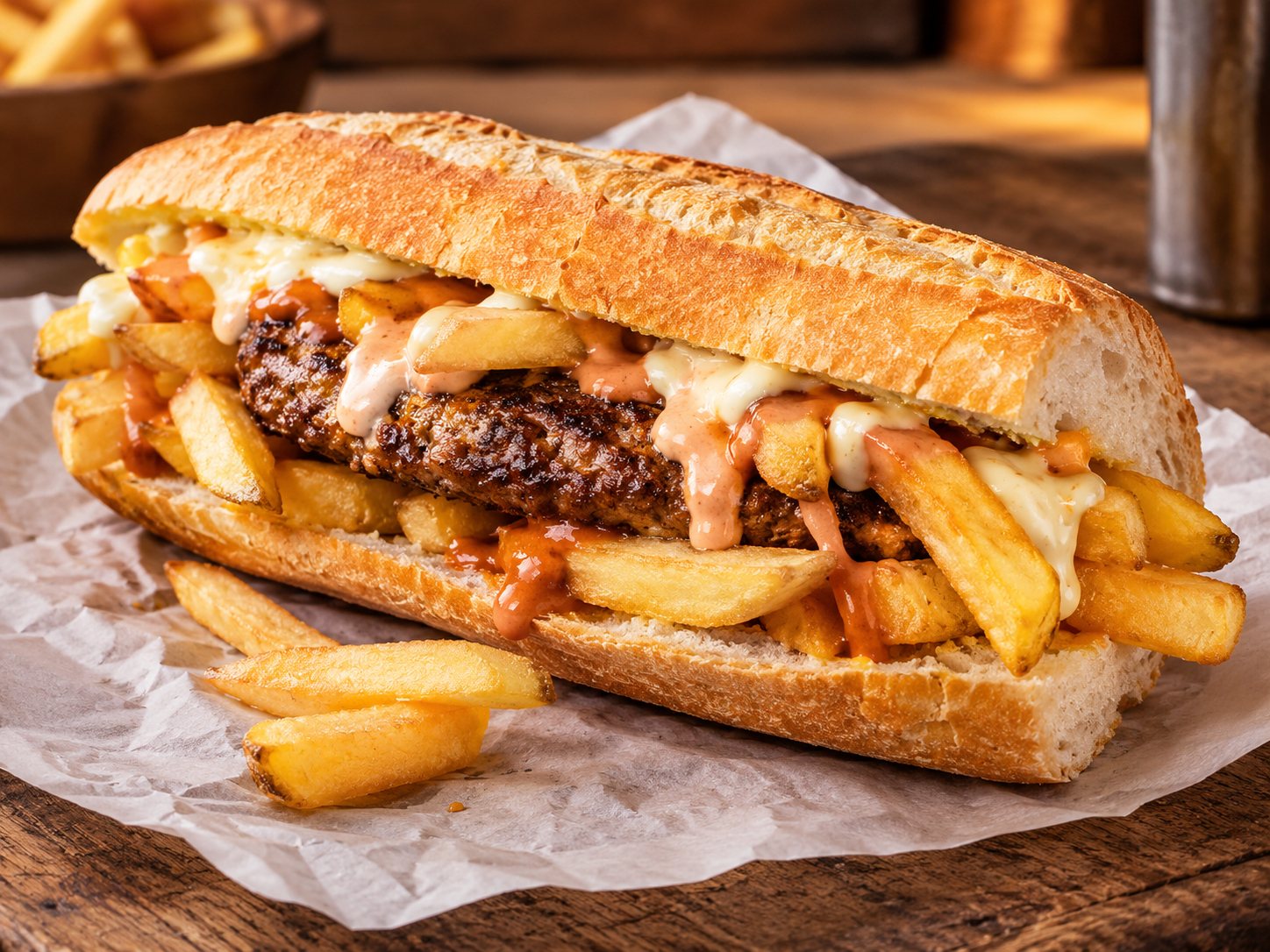 Mitraillette garnie