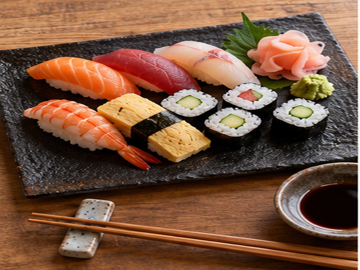Assortiment de nigiri et de maki