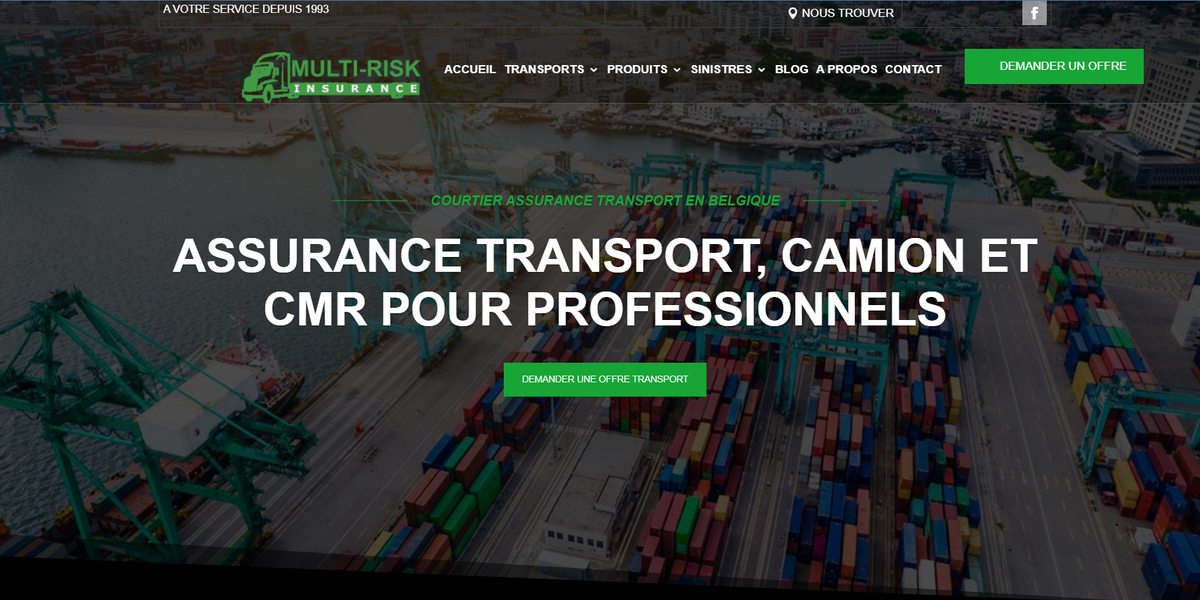 Assurance transport — site spécialisé pour transporteurs