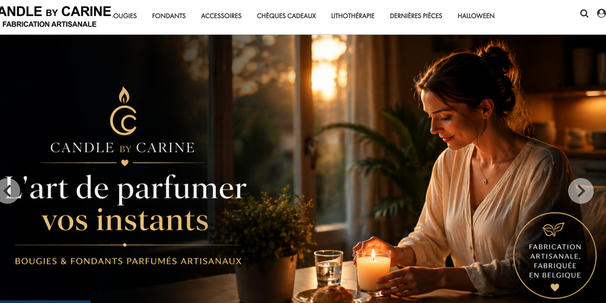 Candle by Carine — boutique en ligne de bougies artisanales