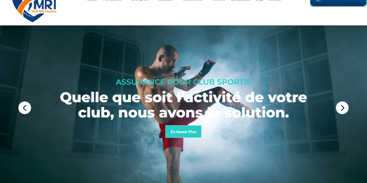 Multi-Risk Insurance — site d'un cabinet de courtage